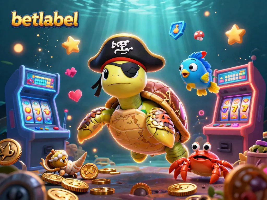 Betlabel offers a thrilling casino experience with a pirate turtle and treasures, enhancing your gaming adventure.